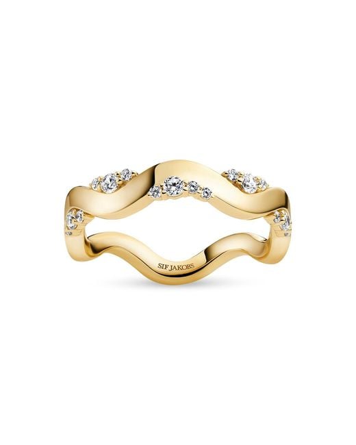 Sif Jakobs Jewellery Metallic Ring Ellera Waves Altro