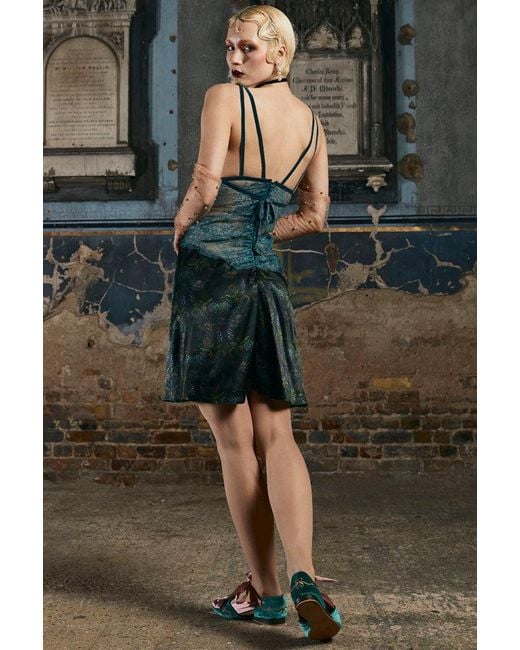 Natalia Petruch Blue Stella Silk Dress
