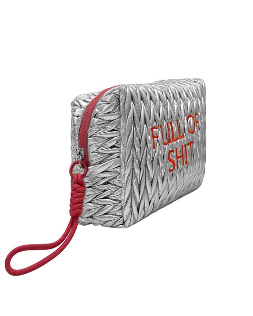 Lilly Loves Gray Full Of Shit Cosmetic Bag