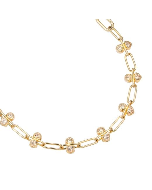Arte Madrid Metallic Toggle Kaleidoscopic Link Necklace & Bracelet