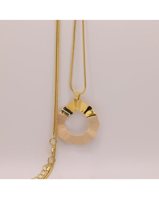 Nart Nature Making Art Metallic Neutrals The Gout Buriti Natural Fiber Necklace