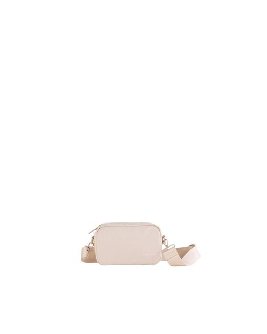 augustnoa White Neutrals Fanny Pack