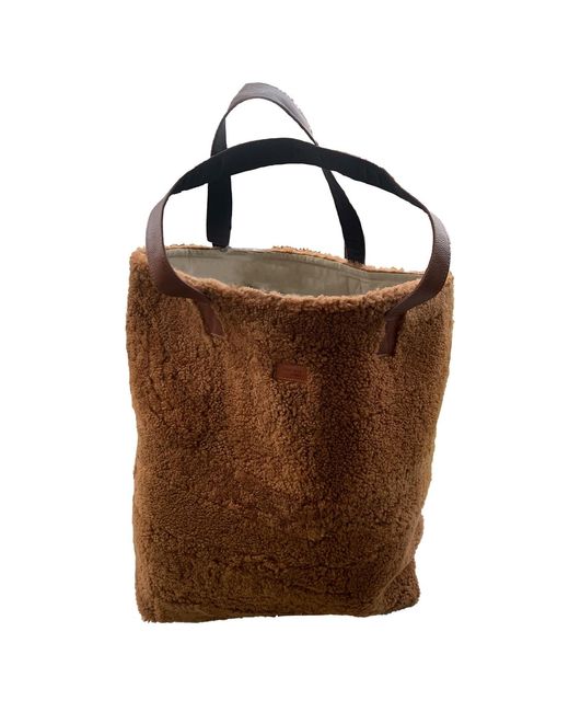 tirillm Brown Lana Tote Bag