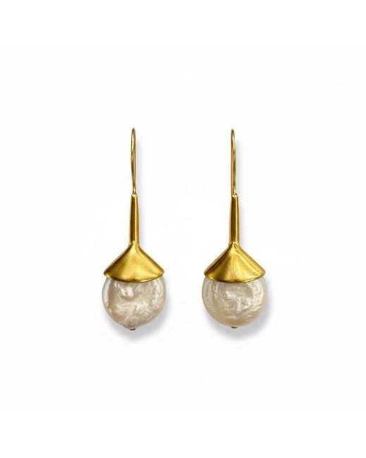 La Pluie Jewellery Metallic Claudia Earrings