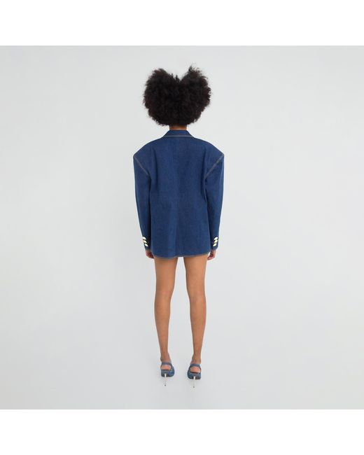 Maui X Lolita Blue Deva Denim Box Blazer