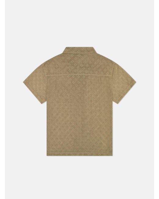 Wesc Natural Neutrals Mesh Camper Shirt for men