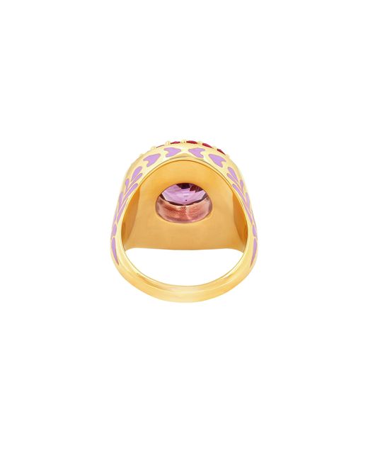 Après Youth Pink Firework Statement Ring Ruby
