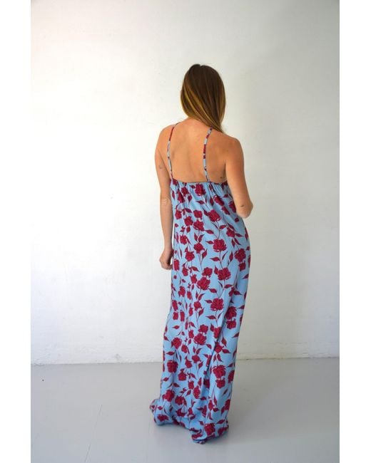 Mind Traveler Purple Kate Floral Dress