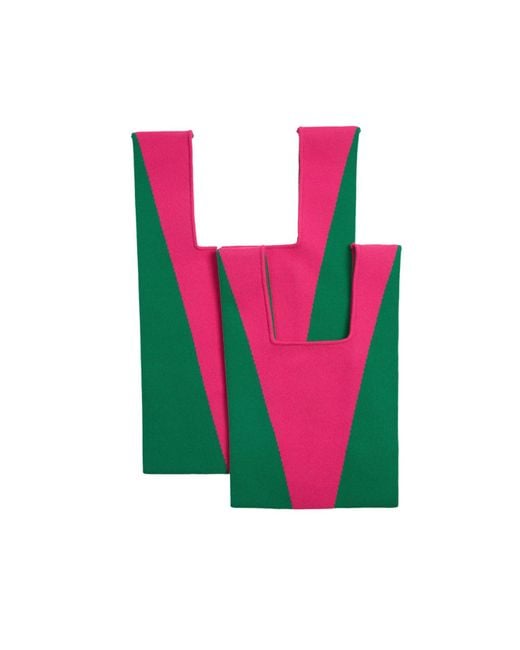 Atacz Pink Bazzer Tote Fuchsia & M