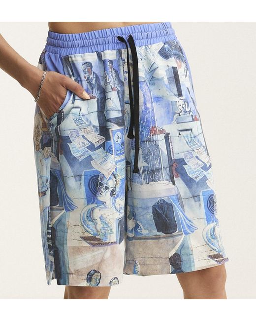 mysimplicated Blue Bermuda Shorts for men
