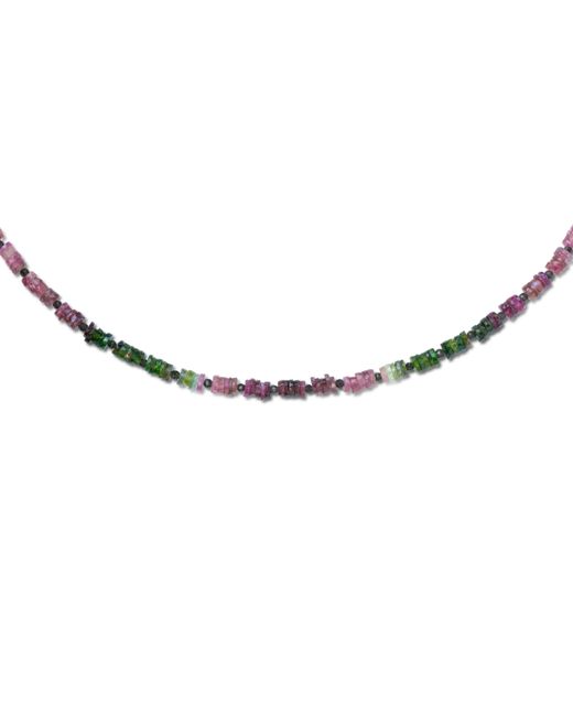 Bombyx House Metallic Tourmaline Heishi Necklace