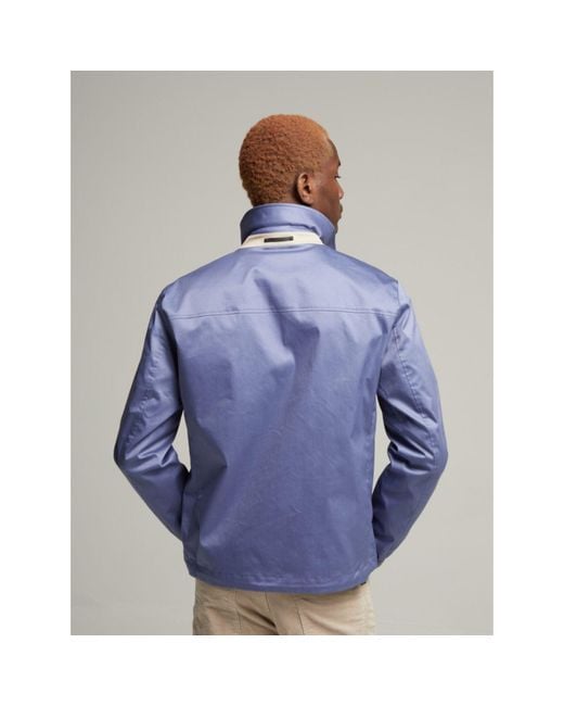 Guards London Blue Martelloz Zip Coach Jacket for men