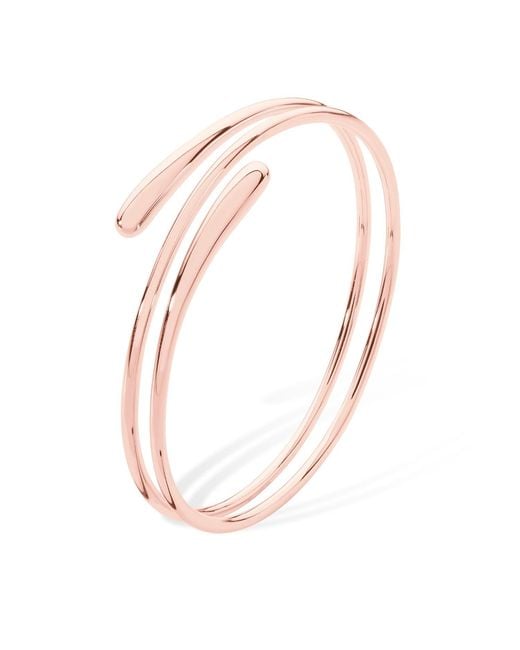 Lucy Quartermaine Pink Coil Drop Bangle