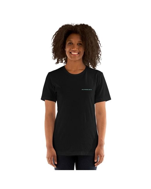 Anchor and Crew Black Higher Grounds Postmark Organic Cotton T-Shirt
