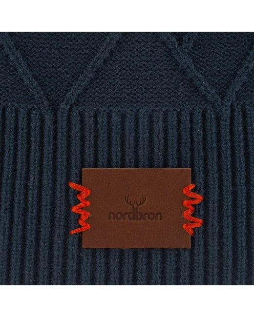 Norbron Blue Bonham Ocean Beanie for men
