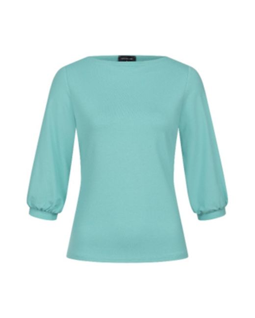 Marianna Déri Green Mint Boat Neckline Top