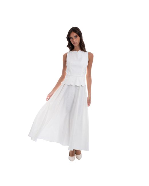 Sofia Tsereteli White Echoed Elegance Gown