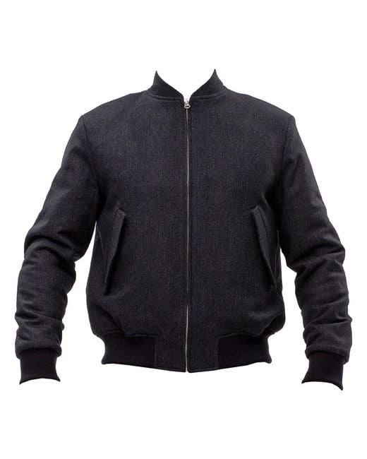 Maison Bogomil Blue Bomber Jacket for men