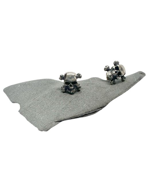 Tg-Jewellery by Tamara Gervasio Multicolor Skull Stud Sterling Earrings