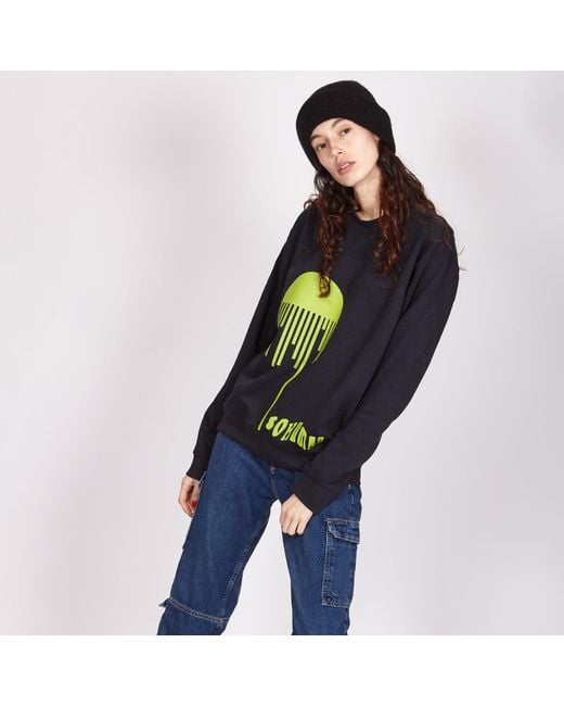 SOHUMAN Blue Reain Organic Cotton Sweatshirt