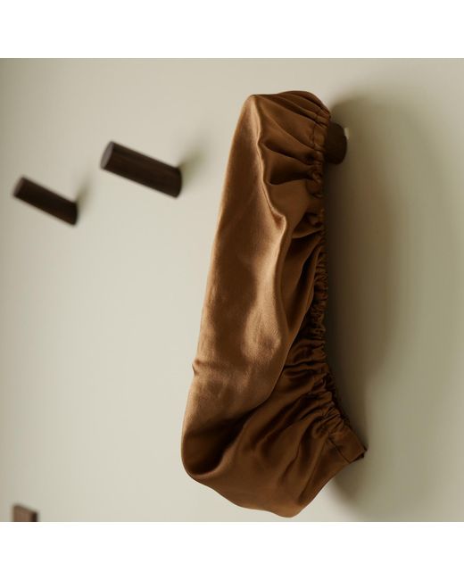 Soft Strokes Silk Brown Pure Mulberry Silk Camel Hair Bonnet