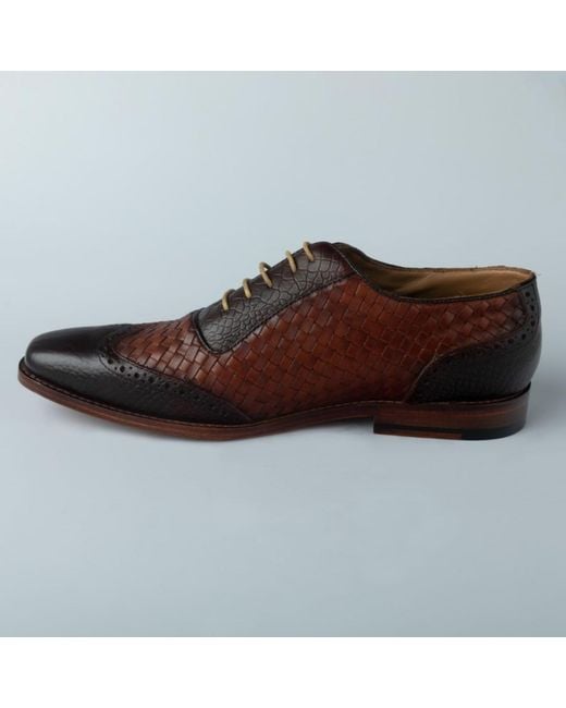 Zasta Studio Brown Oxfords Shoes for men