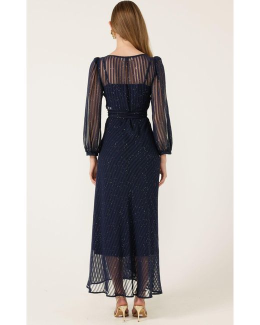 SACHA DRAKE Blue Sierra Wrap Dress