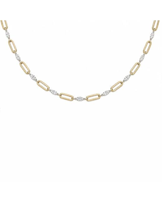 Seey Jewelry Metallic Marquise Chain Necklace