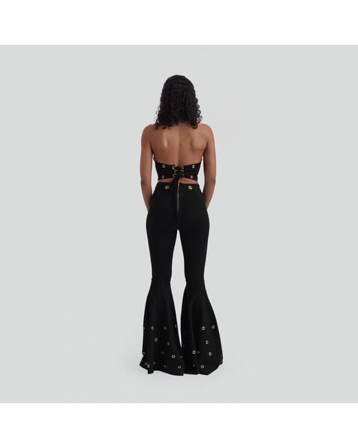 Maui X Lolita Blue Channing Stretch Bell-Bottom Pants