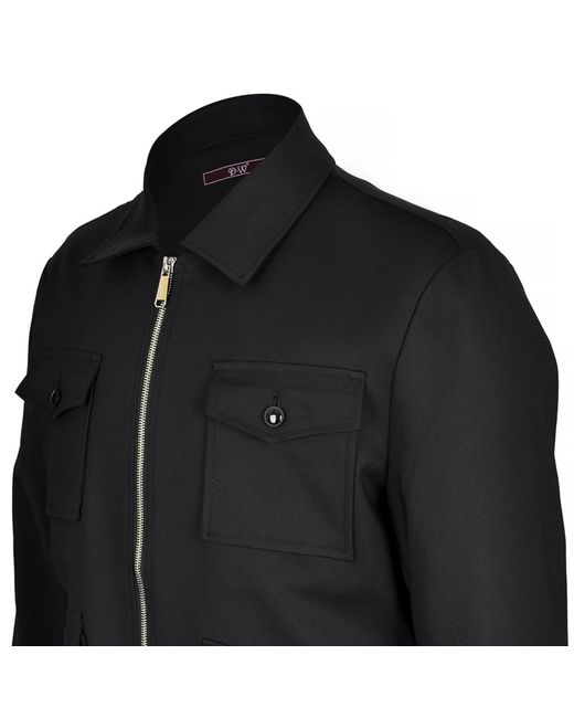 DAVID WEJ Black Ashford Trucker Set for men