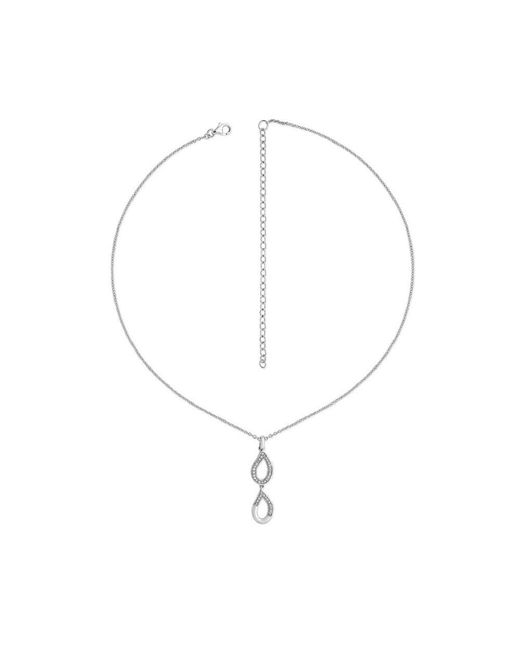 Lucy Quartermaine Metallic Double Melting Diamond Pendant