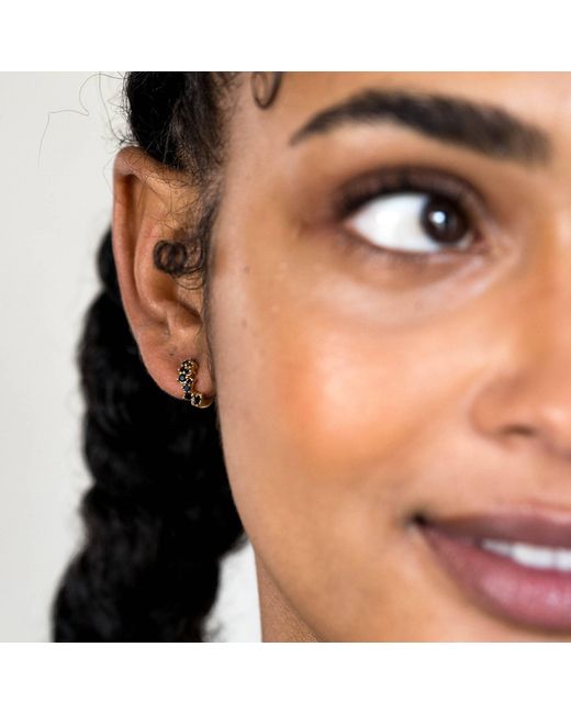 Claire Hill Designs Metallic Galaxy Huggie Earrings