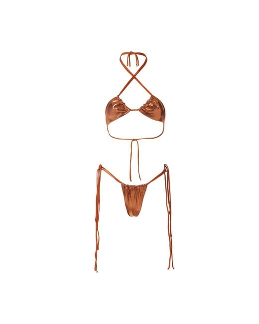 Siren Swimwear White Siren Ibiza Reversible Bronze Bottom