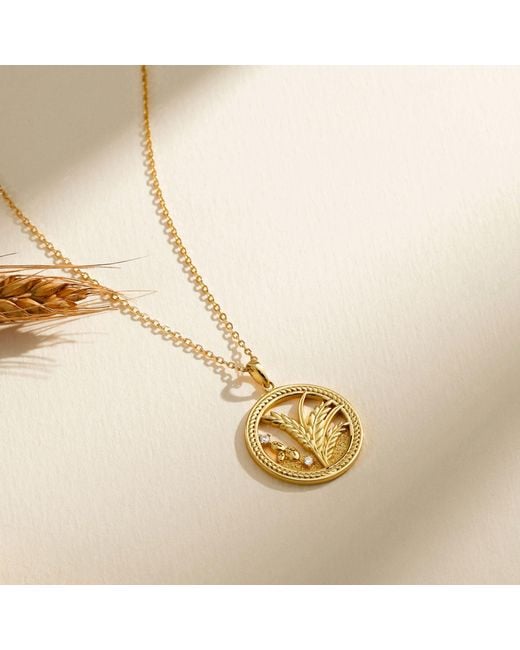 Vanimy Metallic Parable Of The Sower Pendant Necklace
