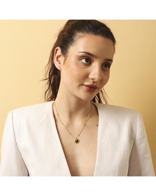 Lila Rasa Metallic Tiger's Eye November Birthstone Enhance Decision-Making & Self-Confidence. Jewellery Set: Necklace, Earrings, & Bracelet