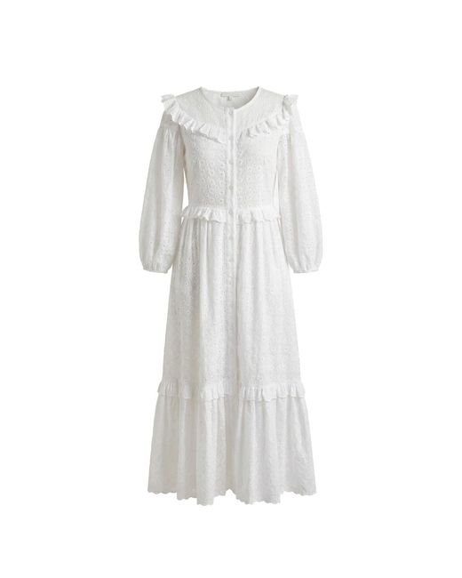 The Well Worn White The Aubrielle Shirtdress