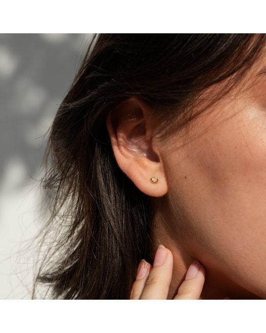 Dower & Hall Metallic Sapphire Dewdrop Studs