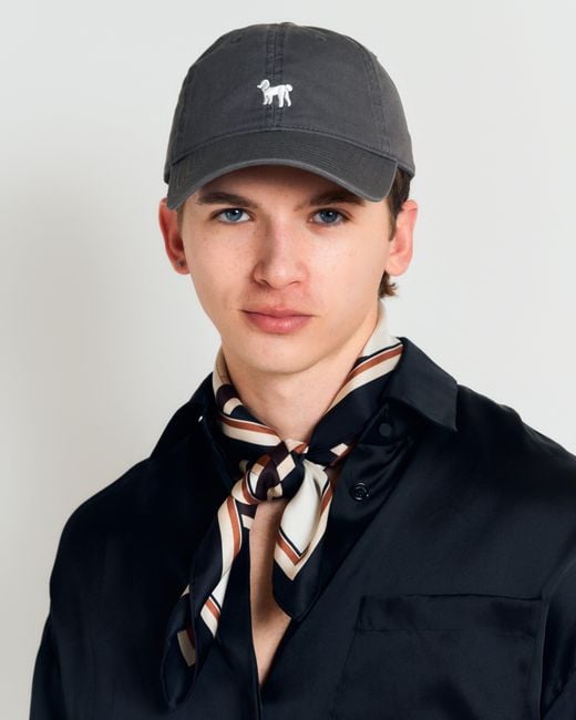 Lost Pattern Gray Pan Pan Baseball Cap