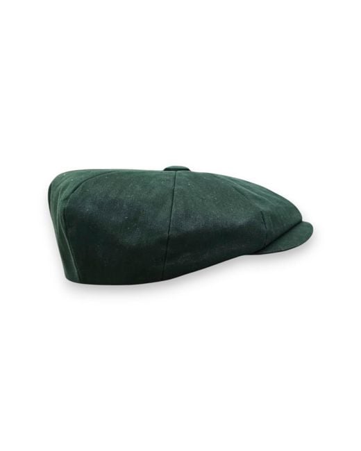 Mister Miller - Master Hatter Green Theo's Rally Racing Waterproof Newsboy Cap for men