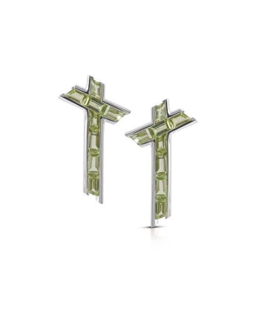 Kasun Metallic Lucky Star Earrings