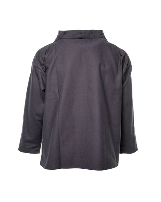 Arthur Beale Purple Boat Neck Smock for men