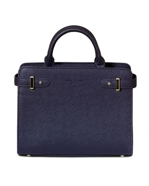 Alie Street London Blue Derby Occasion Handbag