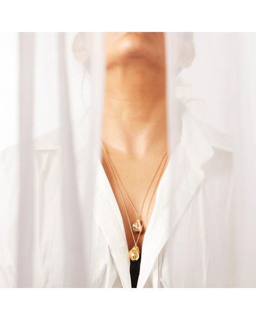Dhwani Bansal Metallic Kora Pendants With Baroque Pearls