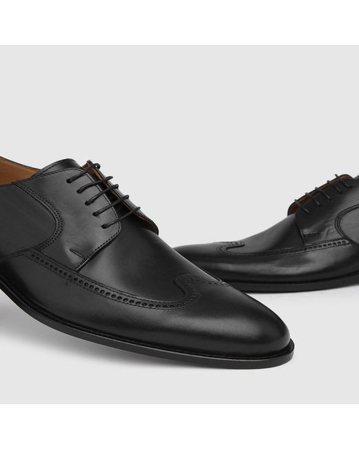 Ilvi Black Asta Leather Oxford for men