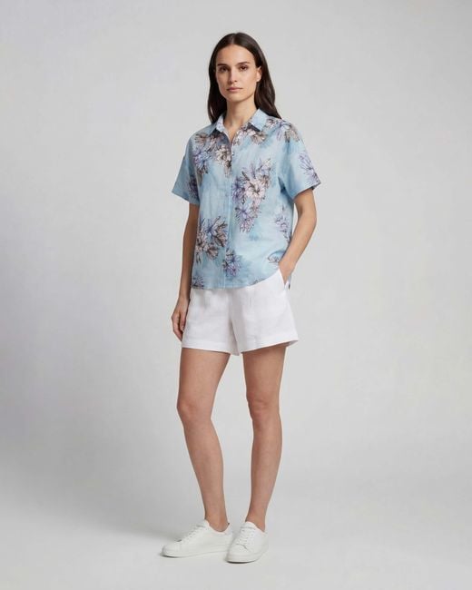Lords of Harlech White Leanne Drawstring Short