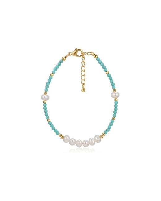 Angel Barocco Metallic Freshwater Pearl Bracelet