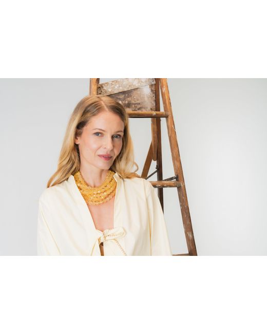 Fairchild Baldwin Yellow Transparent Bella Necklace