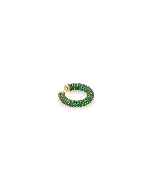 Jaredjamin Green Elara Cz Plated Ear Cuff