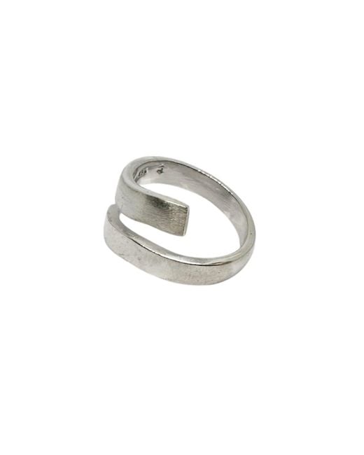 Tg-Jewellery by Tamara Gervasio White One Of A Kind Recycled Sterling Adjustable Ring