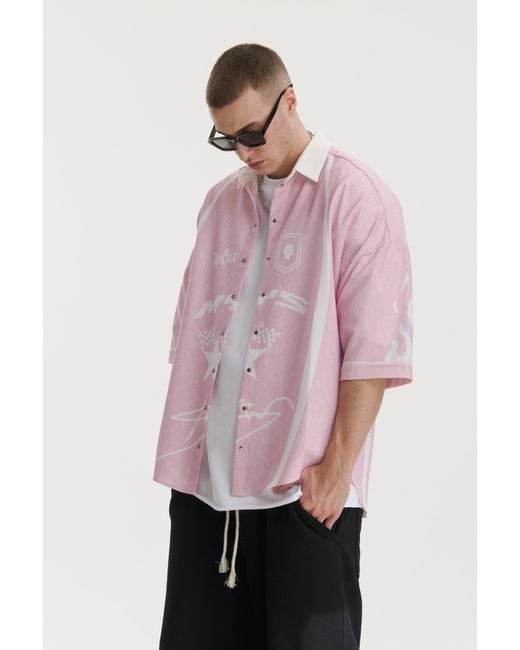 mysimplicated Pink Pop Cola Shirt for men